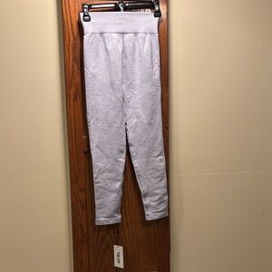 NWT AYBL Light Gray Leggings - Waist 20”